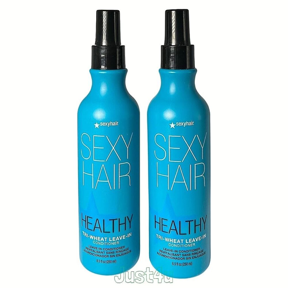 Sexy Hair Healthy Tri-Wheat Leave-In Conditioner 8.5 oz (pack of 2) new